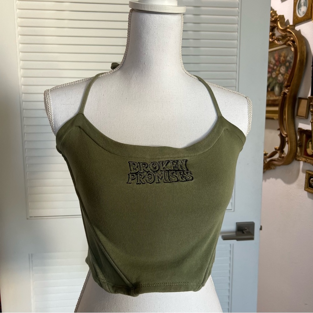 Broken Promises Cotton Corset Top